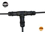 T Shape 12.5mm 3 Way Waterproof Electrical Connectors