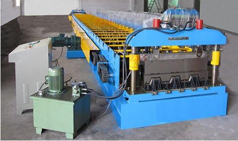 Galvanized Steel Sheet Roll Forming Machine With Hydraulic Station And 10T