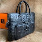 Exotic Real Crocodile Skin Businessmen Briefcase Working Handbag Genuine