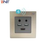 BNT Multimedia Wall Smart Socket Panel / Hotel Room Media Hub for 5-Star Hotel