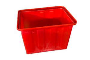 Quality Red Heavy Duty 160L Plastic Recycling Bins Water Tank For Aquaponic Fish Fram wholesale