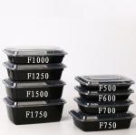 OEM Disposable Take Out Containers Plastic Trays With Lids
