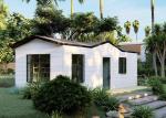 Light Steel Frame Prefabricated Houses Modular Bungalow Wooden Plastic Decorate