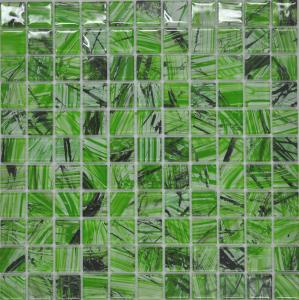 Quality Emerald green mosaic wall perfect for garden decoration wholesale