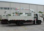 Durable Hydraulic Truck Loader Crane , Boom Truck Crane 3.2 Ton