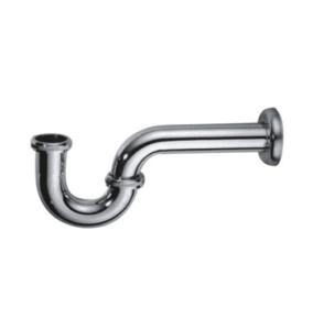 Quality Chrome Plated Drain Type Shower Faucet Accessories , Brass P-Trap Drainer wholesale