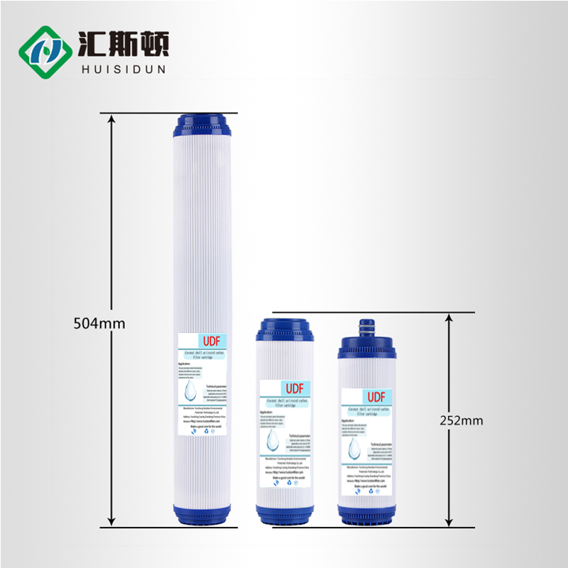 10 inch UDF Activated Carbon Filter Cartridge Replacement for Household Water Filter