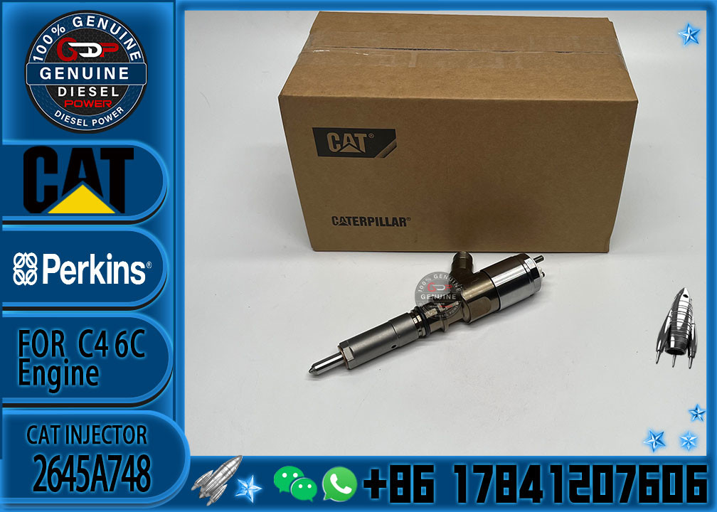 2645A748 Factory outlet Diesel fuel injector 2645A748 320-0688 10R-7939 for C4.2 C6.4 Excavator C4.2 C6.4 320D