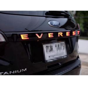 China ABS 4x4 Body Kits Black Rear Trunk Lid Cover Trim For  Everest 2015 Onwards on sale