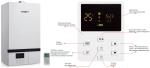 Environmental Protection Gas Hot Water Boiler 740mm*400mm*305mm Dimension