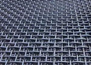 Quality 13 Mm Stainless Steel Crimped Wire Mesh Rock Screen 1-24mesh Square Hole wholesale
