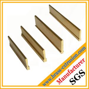 Quality Extruded brass profiles for floor parts wholesale