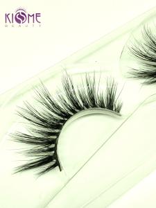 Quality Fashion Fluttery Natural Mink Eyelashes Hypoallergenic 3d Faux Mink Lashes D001 wholesale