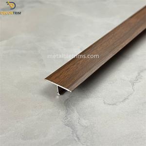 Quality Floor Transition Corners Aluminium Trim 2.5 Meter / 3 Meter Wood Grain wholesale
