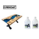 Chemical Resist Crystal Clear Epoxy Resin Rock Hard Deep Cast Resin For Table
