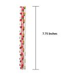 Smooth Cutting Biodegradable Paper Drinking Straws Coloured Paper Straws
