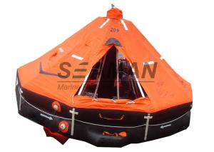 Quality Marine Davit - Launched SOLAS Inflatable Life Raft 15 / 16 / 20 / 25 Person Capasity wholesale