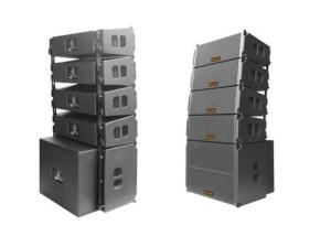 Quality 250W Black Plywood Live Speaker System 8 Inch Line Array Speaker For Events wholesale