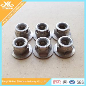 Quality Industrial Gr5 M8 Titanium Hexagon Flange Nuts wholesale