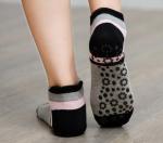 Spandex / Polyester Yoga Grip Socks For Promotional Gift Anti - Bacterial