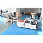 6bags/Row Tissue Paper Packing Machine , 180D Flip Wet Wipes Packaging Machine