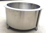 76cm Smokeless Fire Stove Double Wall Stainless Steel 30 In Round Pit