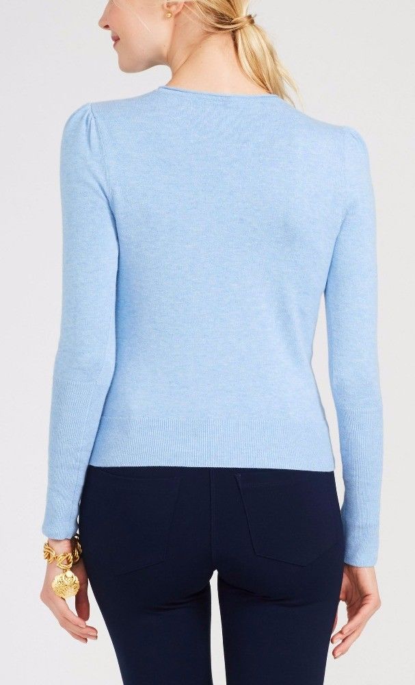 WOMEN'S 60% cotton/20% viscose/15% nylon/5% cashmere LONG SLEEVE CREW NECK PULLOVER KNITTED SWEATER
