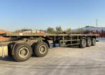 Flatbed Semi-trailer For 20ft/40ft Container Transportation