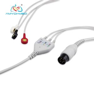 Quality Medical ECG Cables And Leadwires Compatible Goldway Durable TPU Material wholesale