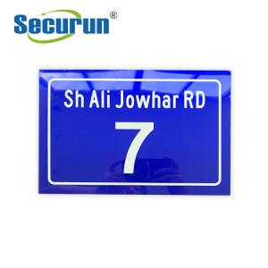 Quality Antirust Scratchproof Reflective Street Number Signs High Visibility House Numbers wholesale