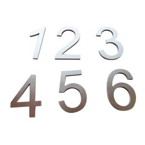 Quality OEM CNC Laser Engraving Metal Number Nameplate 123456 wholesale