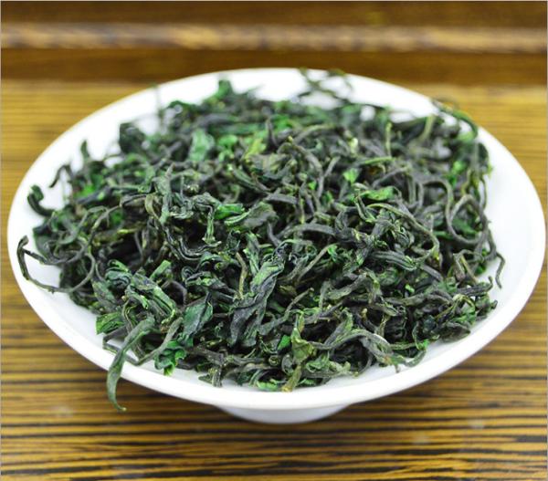 Hand-made green tea loose 500g mountain green tea bean flavor green pollution