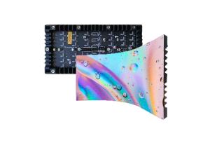 Quality Curved Flexible LED Module Round P1.579 Large Outdoor Advertising Screen 240X120mm wholesale
