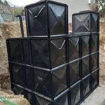 Cubic Underground Water Tank Square / Rectangular Shape SUS HDG Combined
