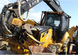 Quality Small Used Backhoe Loader , Second Hand Caterpillar 416e Backhoe Loader wholesale