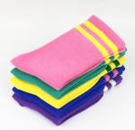 Fashion Kids Colorful Socks , Kids Striped Socks With Cotton / Nylon / Spandex