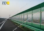 Fireproof Galvanized Highway Noise Barrier For Road Sound Insulation