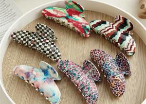 Quality Modern Art style Shark hair clipper large acetic acid Korean elegant temperament disc hair accessories wholesale