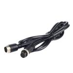 Gx16 Electrical Waterproof Cable Assemblies 3Ft Length M16 Metal Straight Female