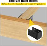 Concealed Joist Hanger 2"x4" Outdoor Accent Concealed Flange