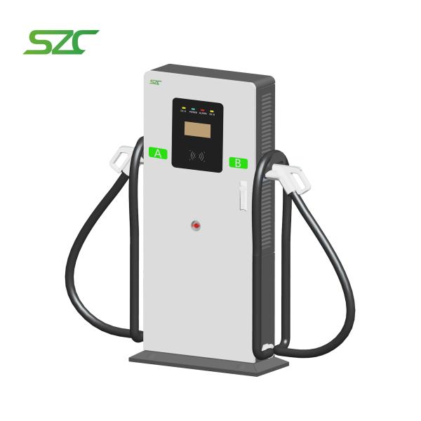 SZC DC Floor-Stand EV Charger 60kW/80kW Galvanized Steel Material With Mix