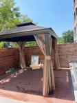 Hardtop Garden Gazebo Metal Steel Roof Frame Aluminum Outdoor Gazebo Tent