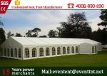 Custom Luxury Large White Wedding Tent , Outside Canopy Tent With Walls Custom