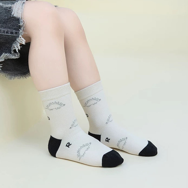 Custom Jacquard Cute Cartoon Socks Comfortable Kids Children Cotton Socks