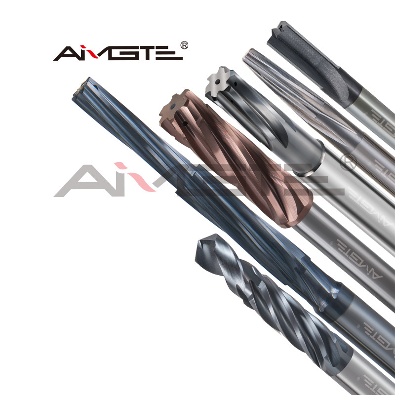40 Degree 5 Flute End Mill 12mm Square End Mill Cutter 0.4μm For Finish Milling