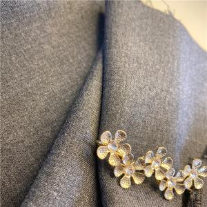 Quality TR Fabric 220GSM 2/2 Twill Suiting Material Polyester Rayon Spandex Blend for Women Uniform wholesale