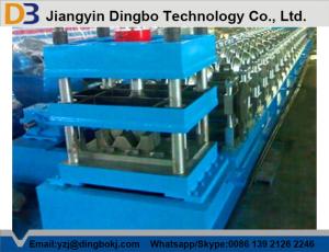 Quality PLC GuardRail Roll Forming Machine With GCR15 Bearing Steel For Highways wholesale