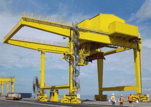 Quality Sea Port RMG Rail Mounted Container Gantry Crane Double Girders Beams 60t 100t wholesale