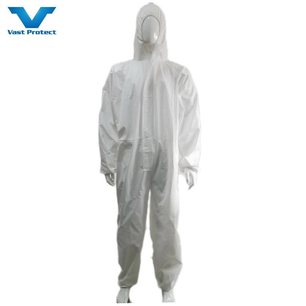 Safety Product Type5&6 Waterproof Comfortable Anti-Spray PP+PE Coveralls