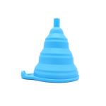 Portable Flexible Silicone Collapsible Kitchen Funnel For Liquid Transfer